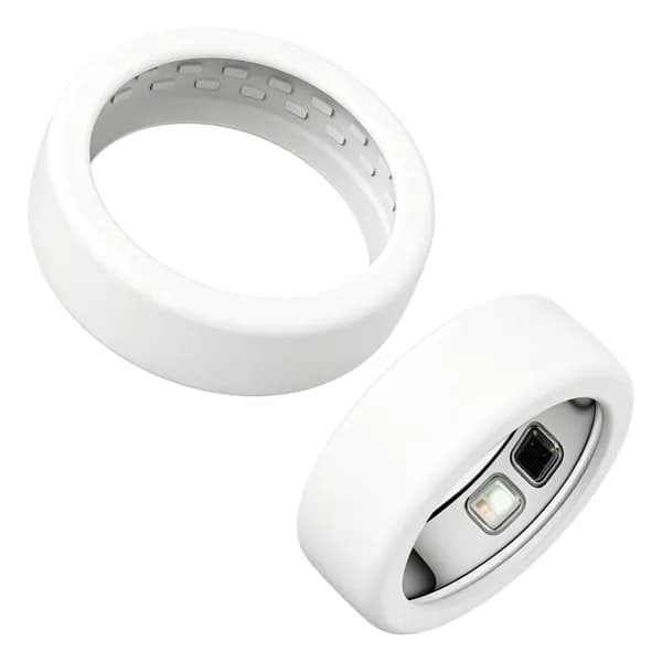 Силиконовый чехол для Oura Ring 5, размер M (10 13), 3 шт., белый/бордовый/чёрный