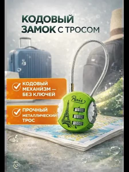 Кодовый замок для багажа