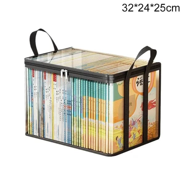 Кофр для хранения вещей 32x24x25 см 1 шт с крышкой прозрачный