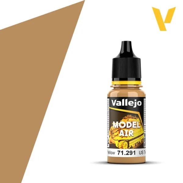 Краска для аэрографа 71291 Model Air - US Earth Yellow Vallejo 71291
