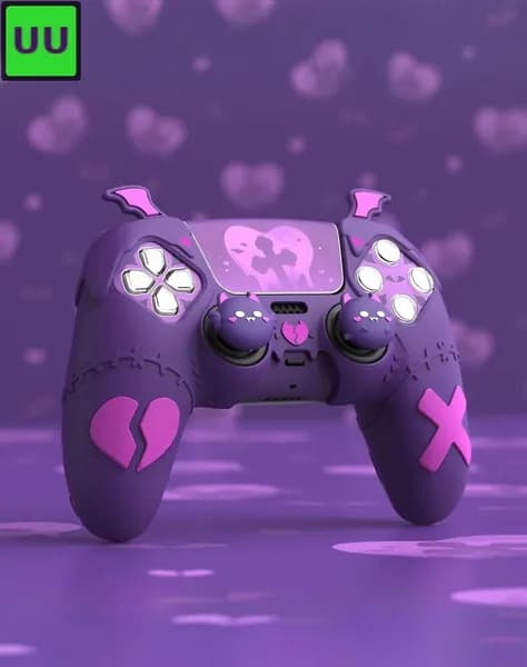 Силиконовый чехол PlayVital для PlayStation 5, фиолетовый