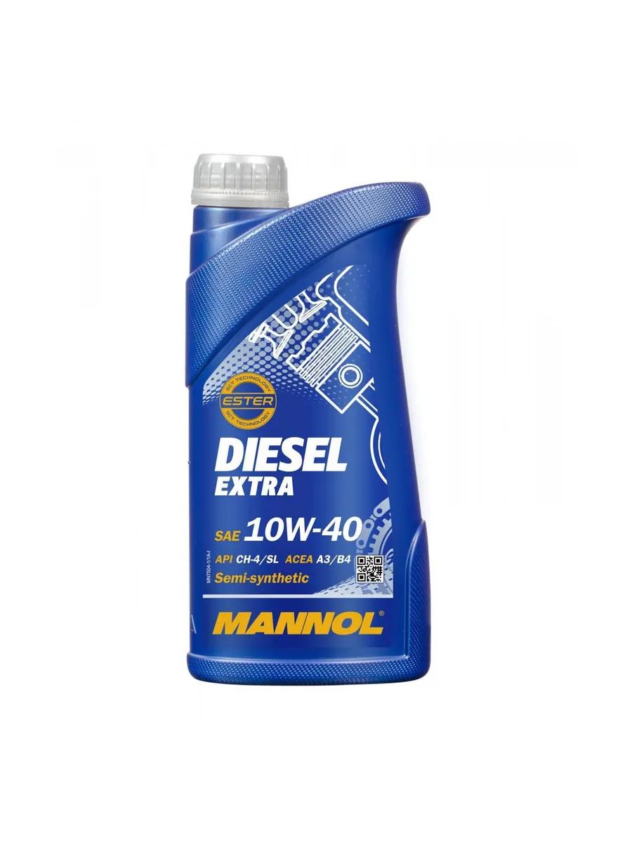 MANNOL 10W-40 Масло моторное, Полусинтетическое, 1 л