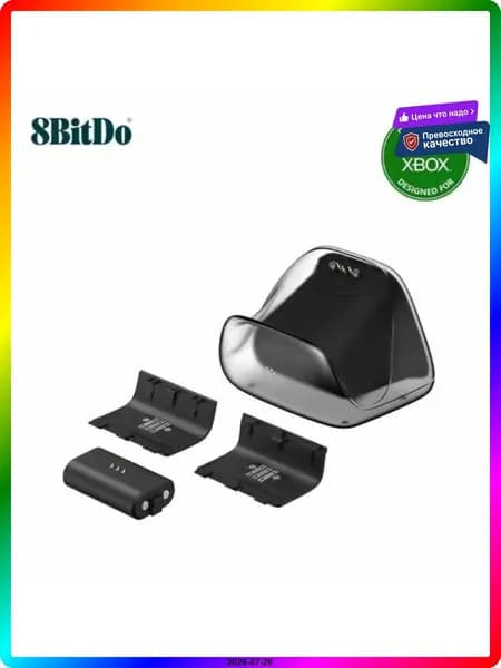 Беспроводное зарядное устройство для геймпадов Xbox One, 8Bitdo N91V, черное