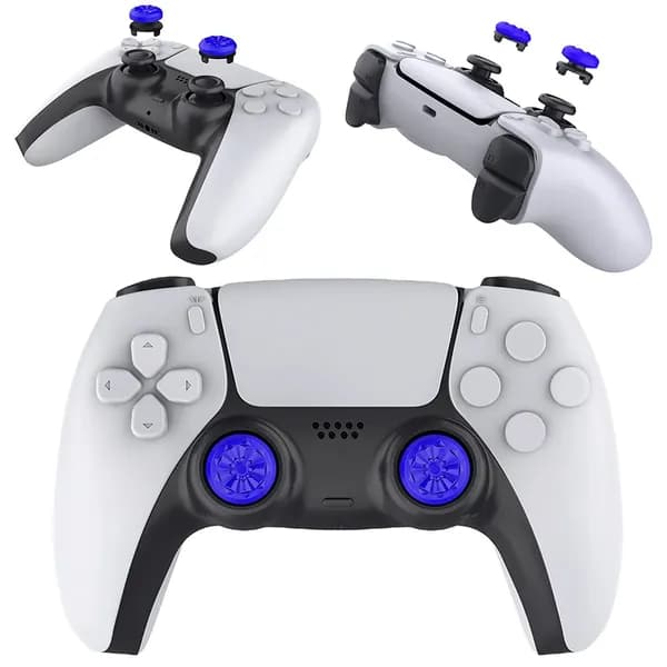 Синие накладки на стики для контроллеров PlayStation 4 и PlayStation 5