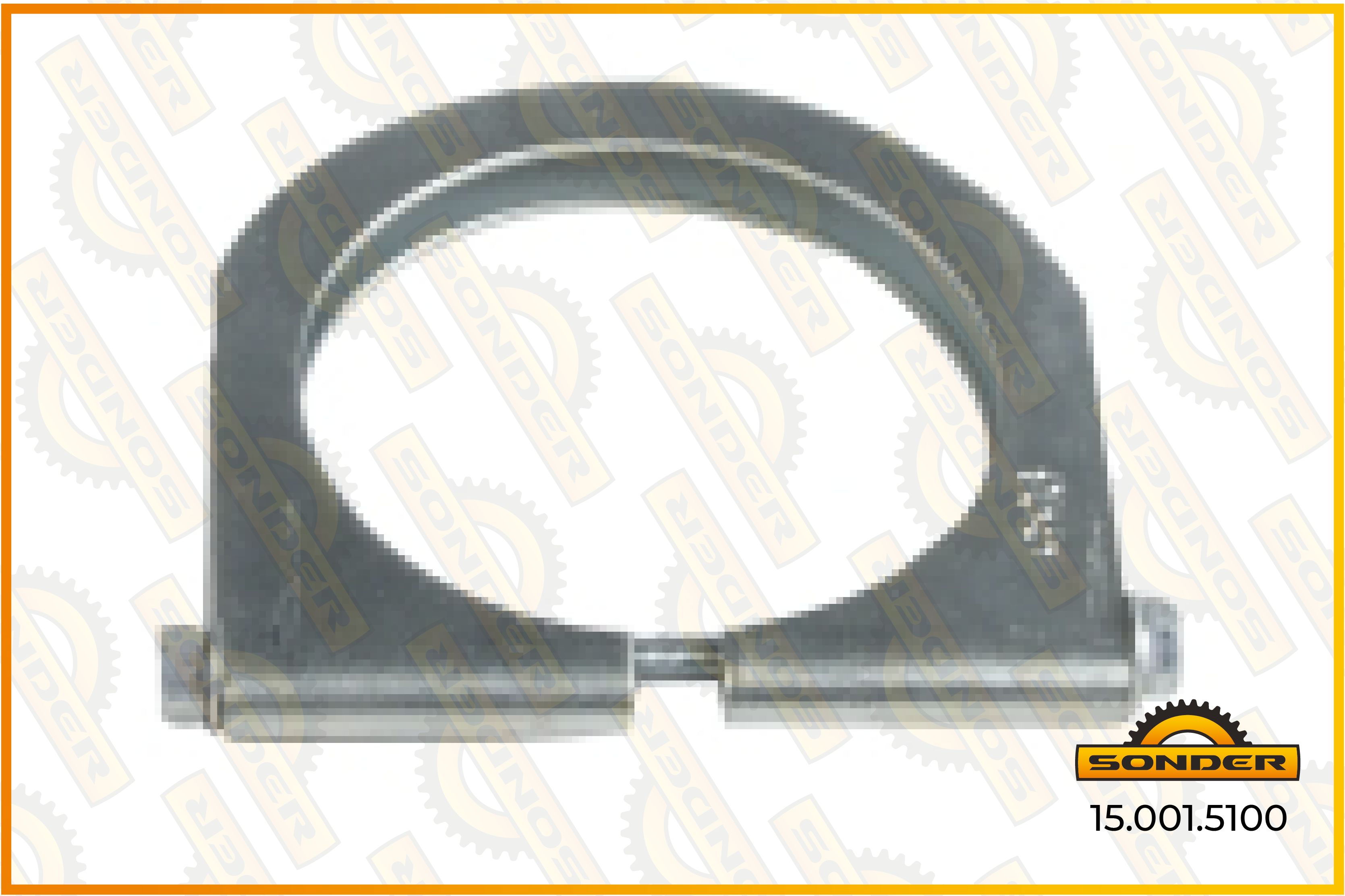 Хомут глушителя Mercedes (Мерседес) 814 Sonder 150015100