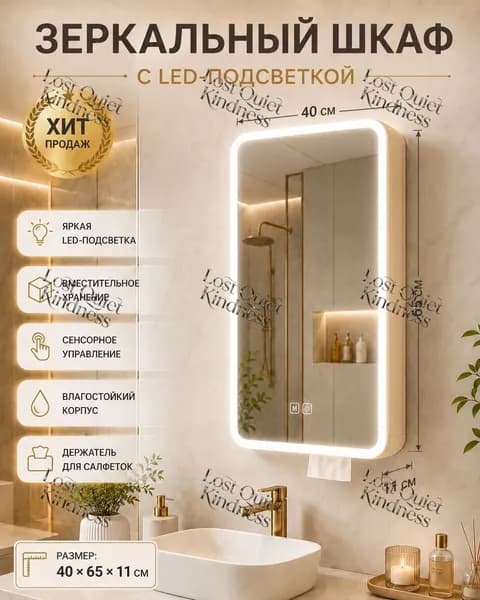 Тумба для ванной,, 40х11х65.01 см