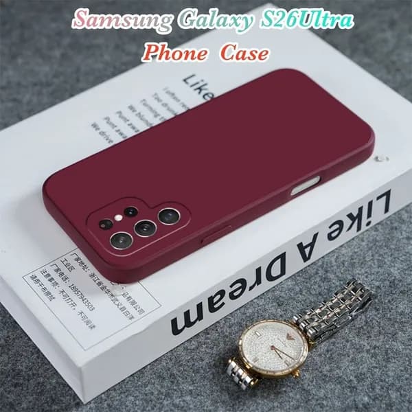 ХудожественнаяЧехол дляSamsung Galaxy S26Ultra, парная модель, стильный, с флисовой подкладкой, устойчивый к царапинам и отпечаткам пальцев, мягкий силиконовый чехол.