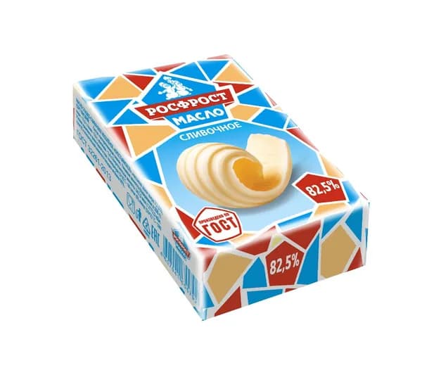 Масло сладко-сливочное несолёное "Традиционное", м.д.ж. 82,5%, 180 гр.