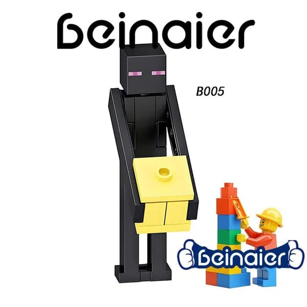 Конструктор Майнкрафт с человечками, совместимый с LEGO, для мальчиков и девочек