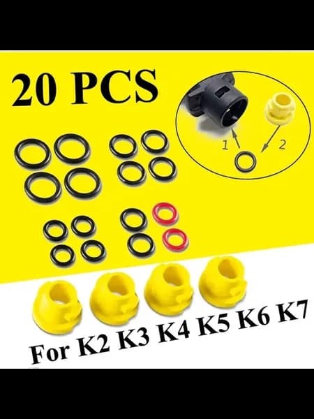 20 шт. уплотнительных колец (O-Ring) для насадок моек высоко