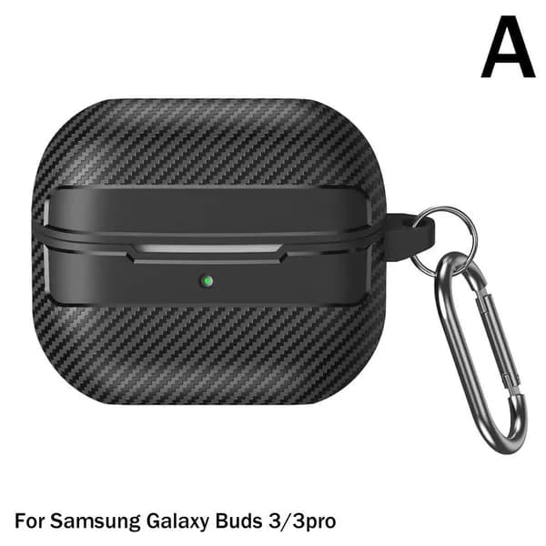для Samsung buds 3 pro текстура из углеродного волокна bluetooth гарнитура защитный чехол