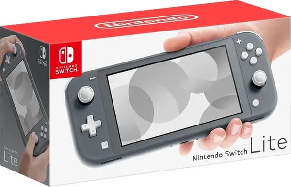 Игровая приставка Nintendo Switch Lite 32 ГБ 5,5-дюймовый ЖК-дисплей Глобальная версия Поддержка русского, Серый