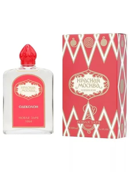 Новая Заря Красная Москва Eau De Cologne Мужской Одеколон 100мл
