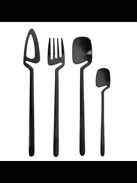 Набор столовых приборов 4 шт. Black