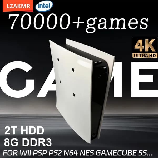 X5 ретро игровая консоль 2TB встроенный 70000+игр 4K выход 60+эмулятор для XBOX WII