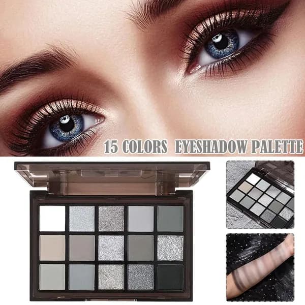 Тени для век палетка теней Eyeshadow Palette 15 Colors,Тени для век и хайлайтер