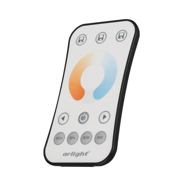 Пульт управления мультибелой подсветкой SMART-R37-MIX (1 зона, 2.4G) (Arlight, IP20 Пластик, 5 лет)