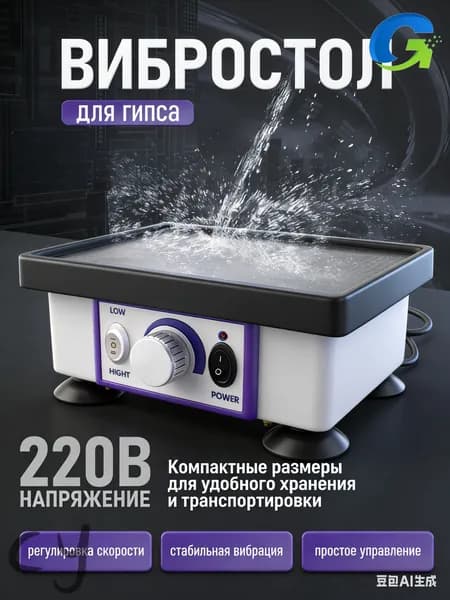 Вибростолик для гипса 220В 120Вт