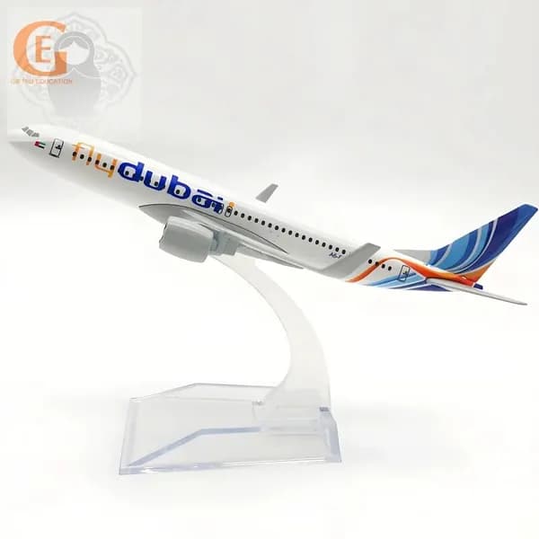 Металлическая Модель Самолета Боинг 737, Дубайские Авиалинии