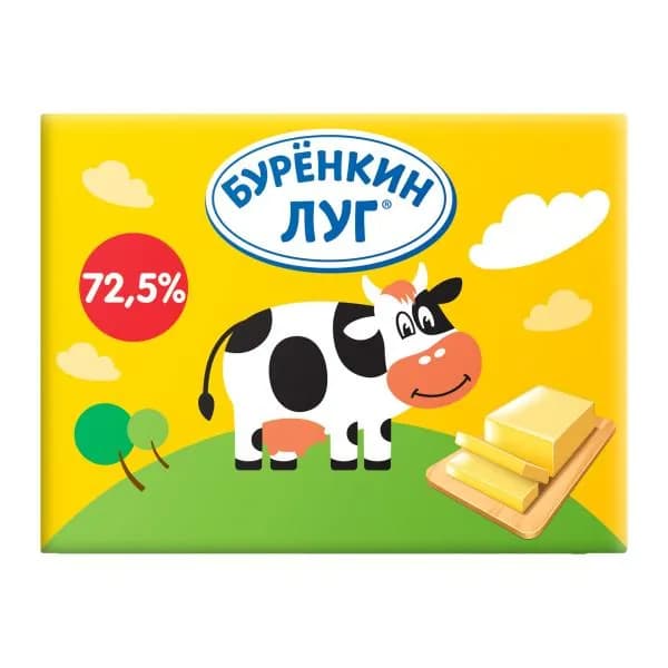 Продукт Буренкин луг растительно-сливочный 72.5% 180г