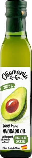 Масло авокадо OLIOMANIA рафинированное, 250мл