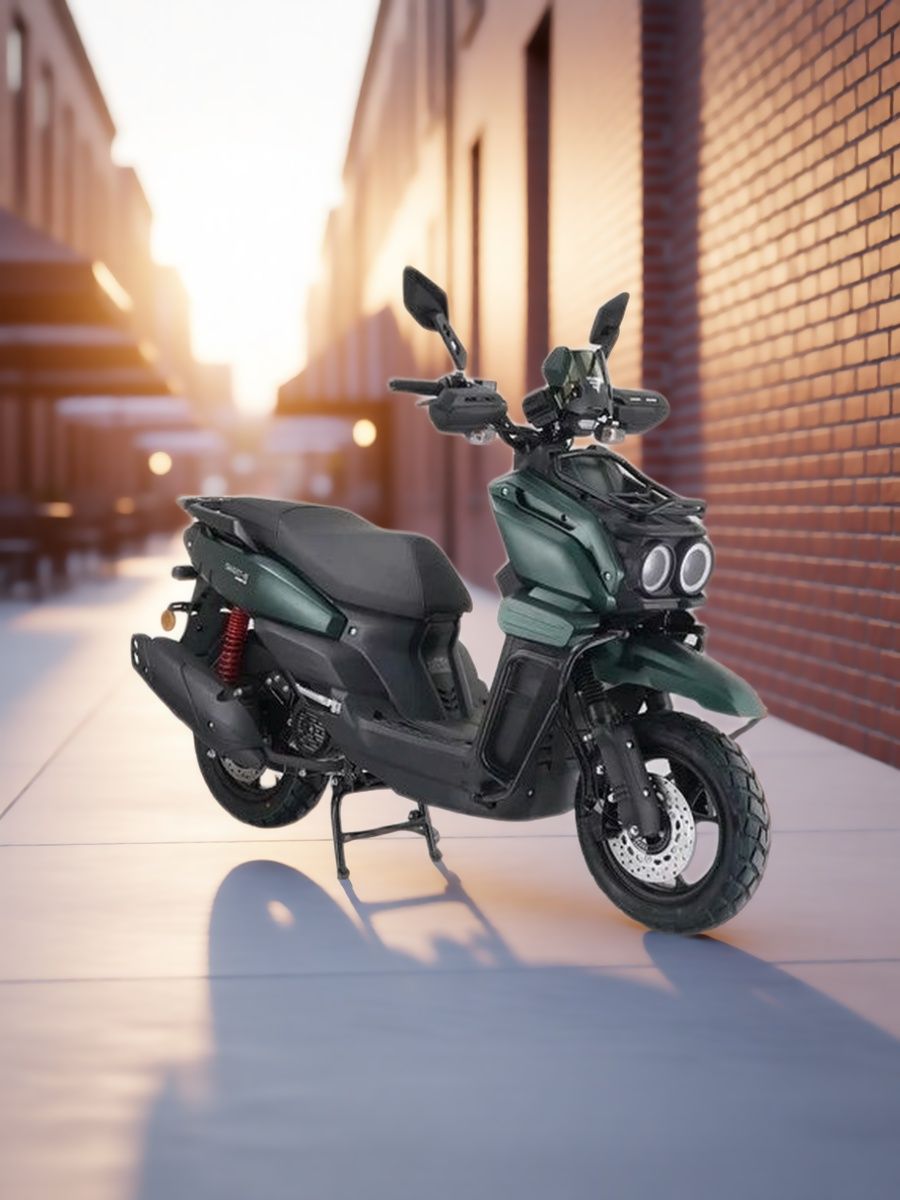 Скутер бензиновый VMC SMART-III (170) матт зеленый