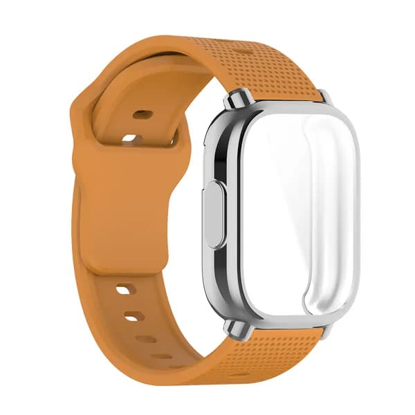 Cиликоновый ремешок + TPU корпус Для Redmi Watch 5 Active, Спортивный Ремешок, Аксессуары для умных часов