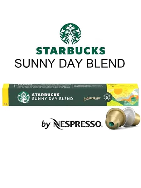 Кофе Starbucks SUNNY DAY BLEND в капсулах, упаковка 10 шт