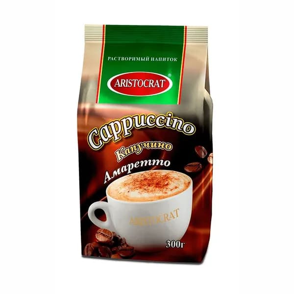 Кофе растворимый Aristocrat Капучино Амаретто, 300 г 4421159
