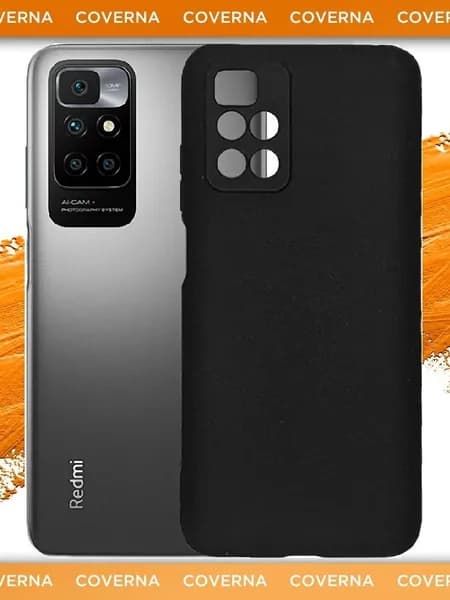 Чехол на Редми 10 / для Xiaomi Redmi 10, накладка с однотонной матовой поверхностью Soft Touch