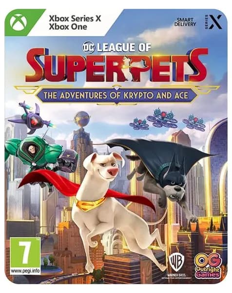 Игра Xbox One League of Super-Pets The Adventures of Krypto and Ace (Диск) (Xbox One, Xbox Series, Русские субтитры)