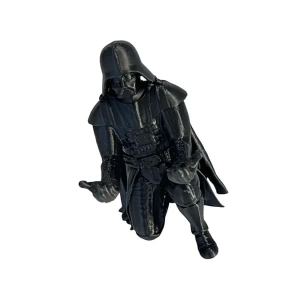 3D-изображение подставки для ручек в черной оправе Декоративная пластиковая подставка