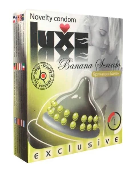Luxe презерватив КРИЧАЩИЙ БАНАН, 1 шт.
