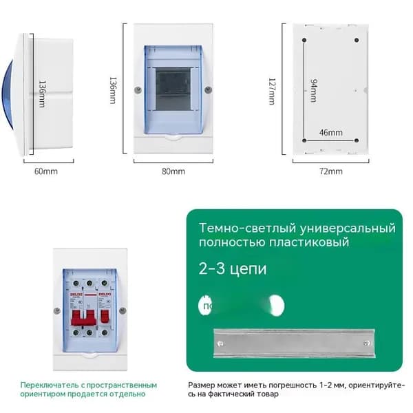Бестселлер среди пластиковых щитков на 5 модулей с уровнем защиты IP65