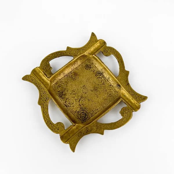 Пепельница Yellow. Бельгия, латунь, 1960 гг.
