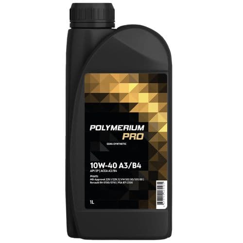 POLYMERIUM PRO 10W-40 Масло моторное, Полусинтетическое, 1 л