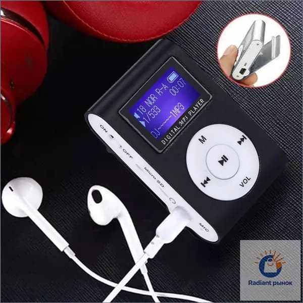 MP3-плеер 32 ГБ, черный