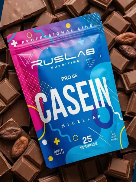 Казеиновый протеин CASEIN PRO 65,белковый коктейль (800 гр),вкус шоколад