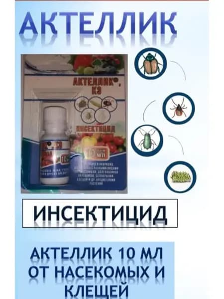 Актеллик. Средство от насекомых вредителей 10мл