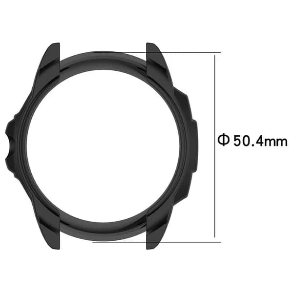 Защитный чехол для часов Garmin Forerunner 955, бампер из ТПУ, полукомплектный защитный чехол, зеленый.