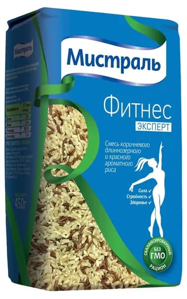 Мистраль Рис Фитнес Эксперт, 450 г/