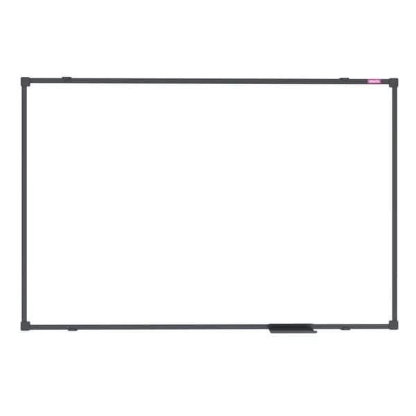 Магнитно-маркерная доска на стену Attache BlackFrame 60х90 белая, с полочкой (чёрная рама)1504379