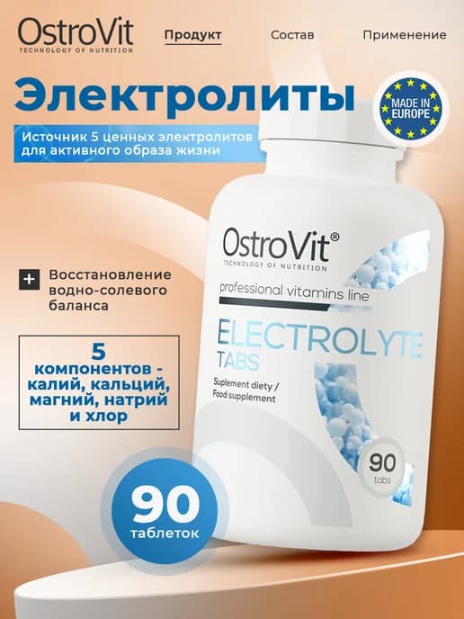 Электролиты без сахара для восстановления, нервов и мышц