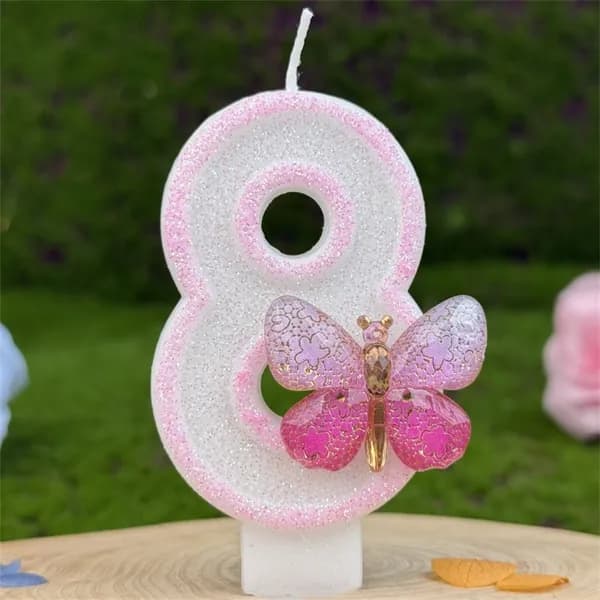 Свечи для торта "Без отдушки", 7 см х 4 см, 1 шт