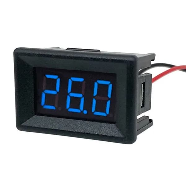 Цифровой вольтметр постоянного тока 0 30 В, синий LED-дисплей 0,36 дюйма