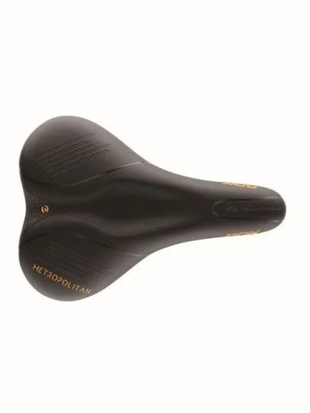 Седло Gel и Memory Foam велосипедное мужское DDK D-5346SD, 271x180мм для города/МТБ с эластомерными пружинами