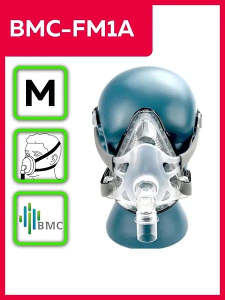 Рото-носовая СИПАП маска BMC-FM1A размер M