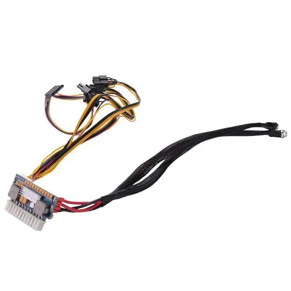 (O C V Q) 450W 24Pin 12V DC Input Output Realan Mini ITX PSU ATX PC Switch DC-DC Блок питания совместим с компьютера