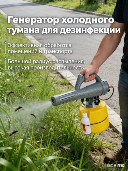 Генератор холодного тумана для дезинфекции