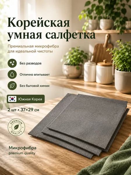 Умные корейские салфетки для уборки, тряпки для уборки